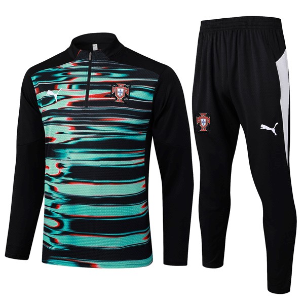 Sudadera De Training Portugal 2025/26 Verde Negro 5